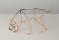 Wire Sculpture of Bloodhound by Bridget Baker