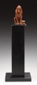 'Lonely at the Top' a Bloodhound in Bronze by Louise Peterson