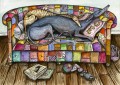 A Sofa Just Isn't a Sofa Without a Hound