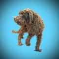 Standing Ropey Dog III Sculpture by Dominic Gubb