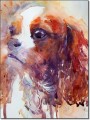  Sweet Eyes Cavalier King Charles Portraiture Sample by Jean Haines