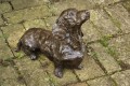 Lifesized Dachshund Sculpture by Rosemary Cook