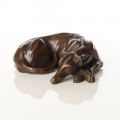 Sleeping Greyhound Sculpture by Tim Howard