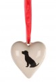 Hanging Heart with Terrier Handmade for Gallery Signature Collection