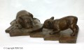 French Bulldog Bronze Sculpture by Eskandar Magzub