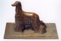 Afghan Hound Bronze Sculpture by Eskandar Magzub