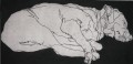 Sweet Dreams Etching by Tor Hildyard