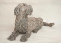   Lying Mop Dog Sculpture by Dominic Gubb