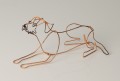 Wire Sculpture of Border Terrier by Bridget Baker