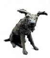 Sitting Terrier Sculpture by Dido Crosby