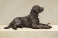 Brunch Labrador Sculpture by Rosemary Cook