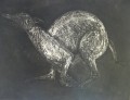 Racing I An Etching by Tor Hildyard